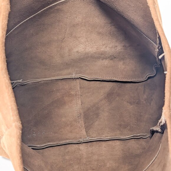 L.L. Bean Vintage Brown Suede Boat and Leather Tote - Picture 10 of 16